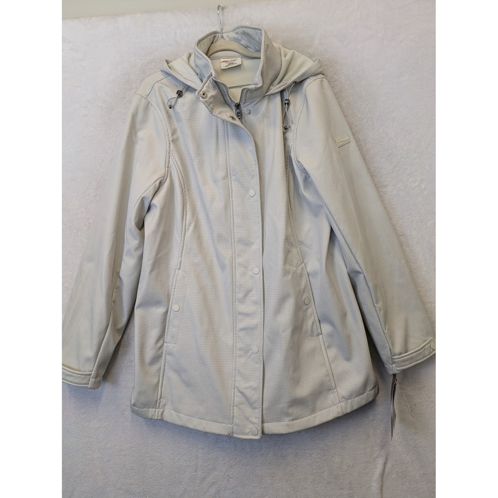 Halifax Traders by HFX Womens Pebble Softshell Hooded Jacket XL NEW‎